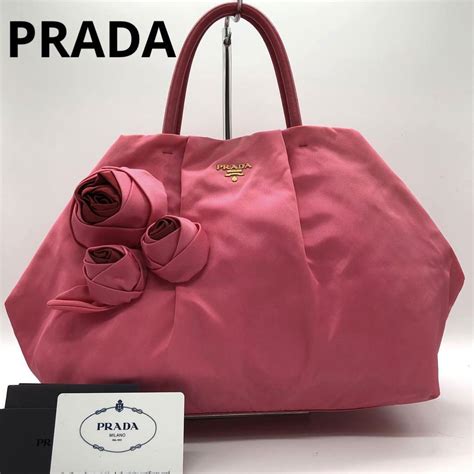 bn1601 prada peonia|PRADA BN1601 Handbag Nylon Pink Rose Comes with .